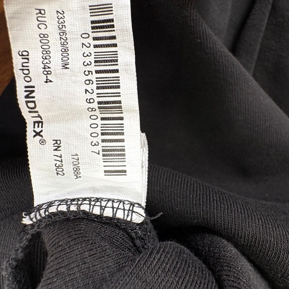 Zara Black Sleeveless Halter Neck Midi Bodycon Dress Stretch Womens Medium - Picture 5 of 13